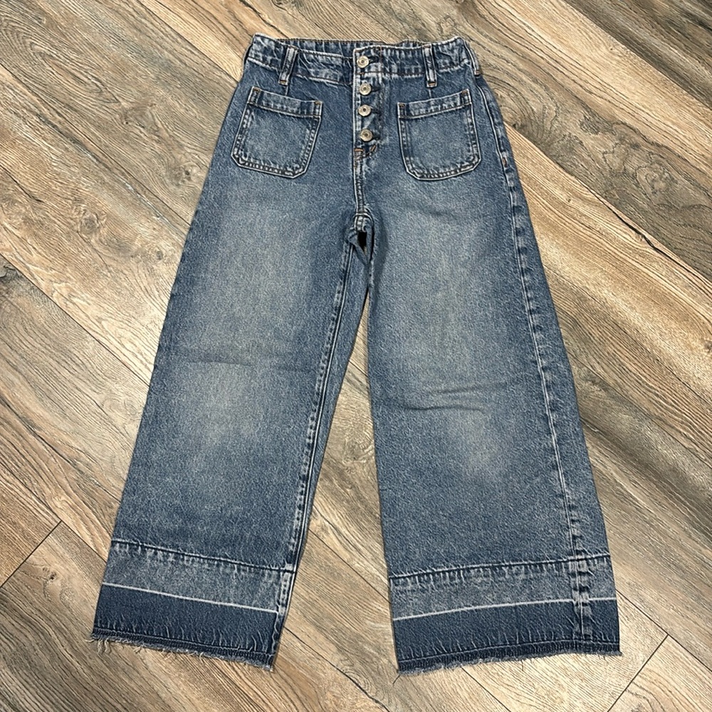 GAP girls high stride ankle jeans size 12